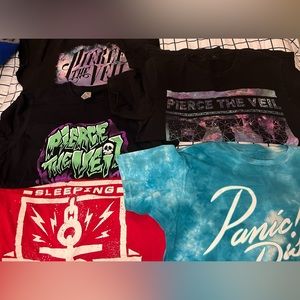 Hot topic Band Tshirt Lot